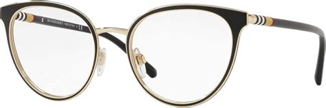 burberry eyeglasses obe 1324|Burberry Women's BE1324 Eyeglasses, Black/Light Gold, 52/19/140.